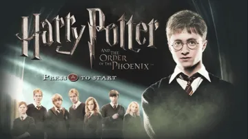 Harry Potter and the Order of the Phoenix screen shot title